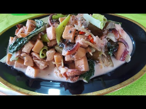 How to cook Ginataang Kulambutan | Cuttlefish Recipe |...