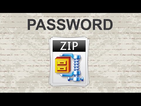 How to password protect a ZIP file 2015