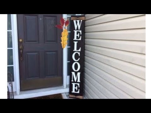 DIY Welcome SIGN - Quick and Easy!