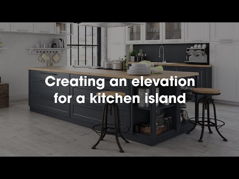2020 Design Tip: Creating an elevation for an island