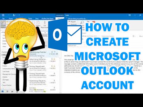 How to Create an Outlook Email or sign up in outlook...