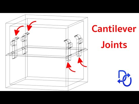 Snap 3D prints together with cantilever joint - Fusion...