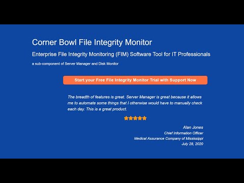 File Integrity Monitoring with Corner Bowl Event Log...