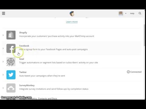 How to Connect Mailchimp with Facebook