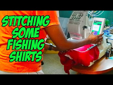 Embroidering Fishing Shirts