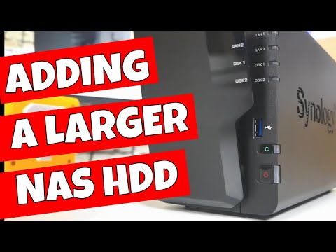 Adding A Larger Drive To Synology 2 BAY NAS With...