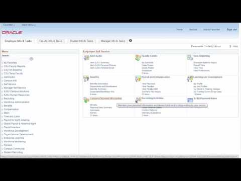 Intro to PeopleSoft Pt 2—Navigating, Search, and...