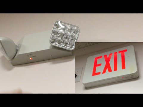 Testing Emergency Lights and Exit Signs