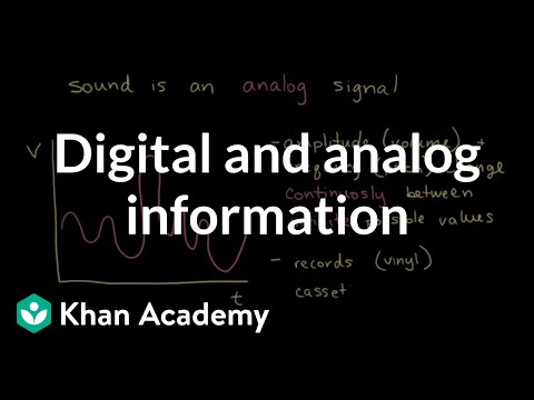 Digital and analog information | Information...