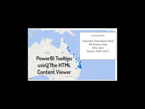 Power BI ToolTips In HTML Content