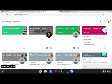 How to switch accounts in google classroom - YouTube