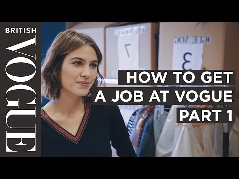 How to get into Fashion Journalism with Alexa Chung |...