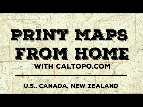 How to Quickly Print Free Maps with Caltopo -...