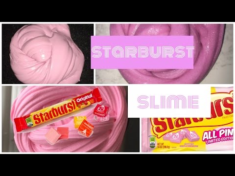 How To Make StarBurst Slime 💜💛💚💙