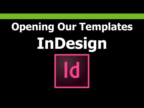 How to Import Our Templates into InDesign (2020) -...