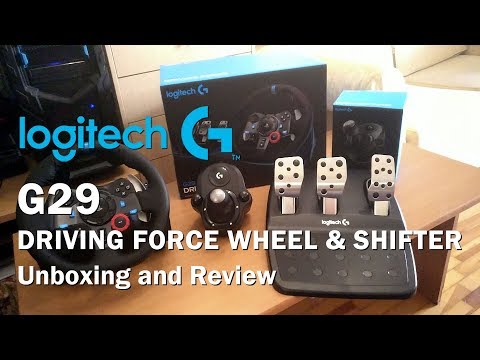Logitech G29 Driving Force Wheel Shifter Unboxing and...
