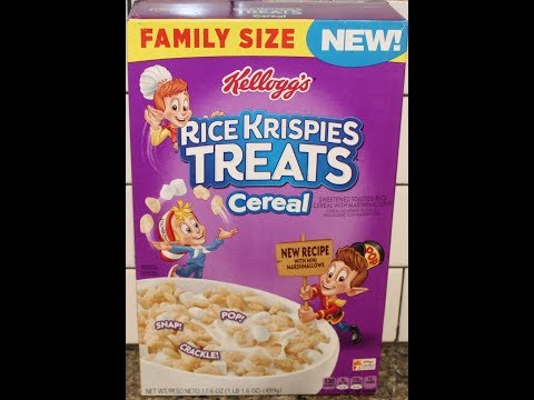 Rice Krispies Treats Cereal - New Recipe Review!