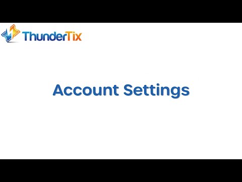 Updating Account Settings Tutorial Video