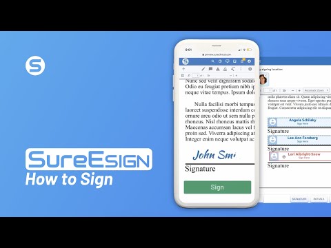SureEsign - How to Sign