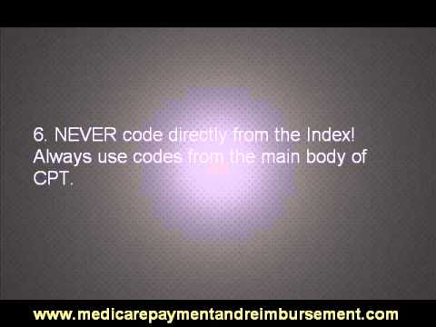 CPT billing code catagory & CPT coding tips