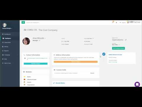 Setting up the employee portal in HR Partner