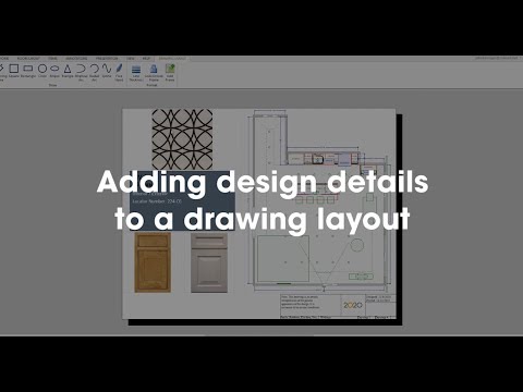 2020 Design Tip: Adding design details to a drawing...