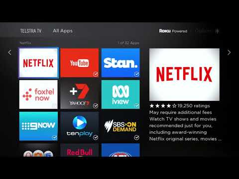 How to download and sign in to apps on the Telstra TV®