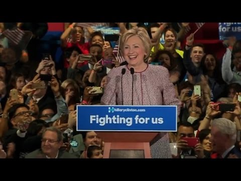 Hillary Clinton's full New York primary victory speech