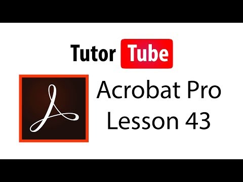 Adobe Acrobat Pro Tutorial - Lesson 43 - Fill and Sign