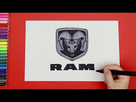 How to draw the Ram Trucks Logo