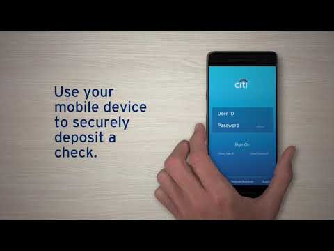 Citi: Complete a Mobile Check Deposit with the Citi...