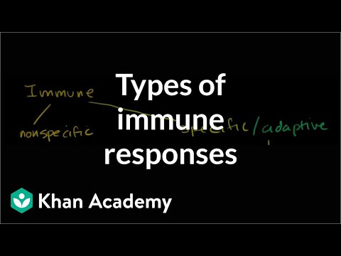 Types of immune responses: Innate and adaptive,...