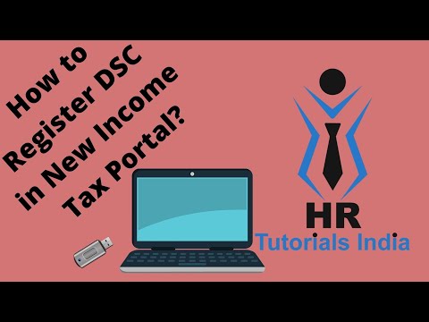 How to Register DSC in New Income Tax Portal 2021? ||...