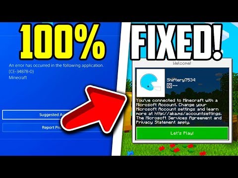 Minecraft PS4 BEDROCK EDITION - HOW TO FIX SIGN INTO...