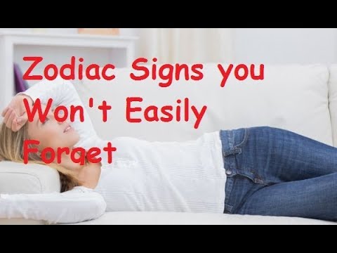 top 3 hardest zodiac sign to forget