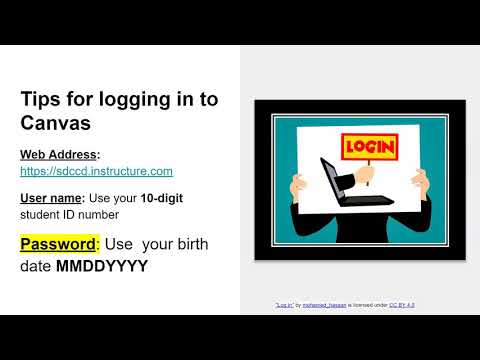 How to Log-in to Canvas