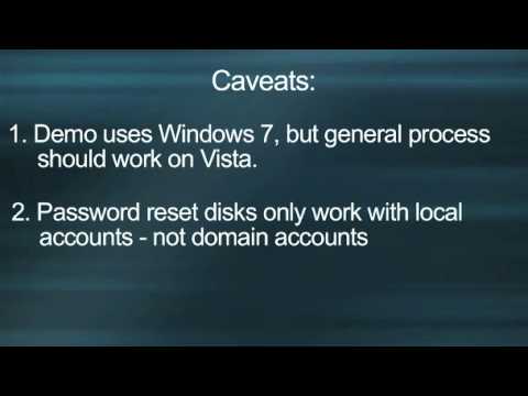 Create a Windows password reset disk on a USB flash...
