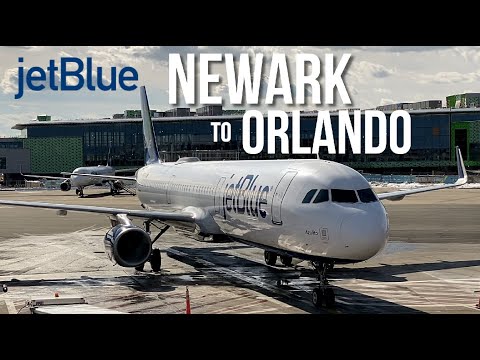 My First Flight with JetBlue! | EWR - MCO | A321...