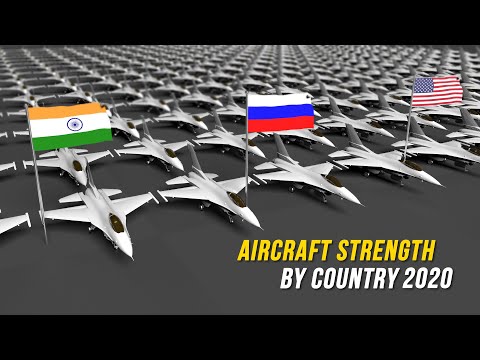 Aircraft Strength by Country 2020 | Flags and...