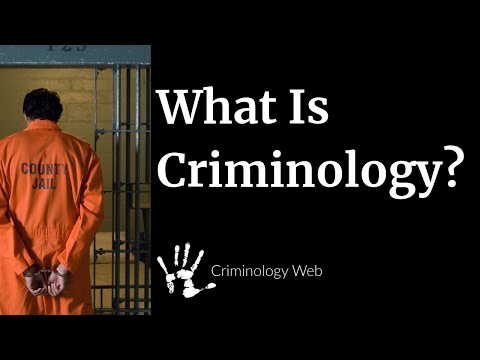 What is Criminology? A Crash Course