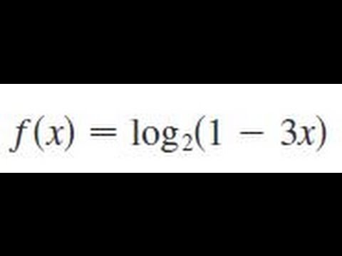 f(x) = log[2,(1-3x)], Differentiate the function