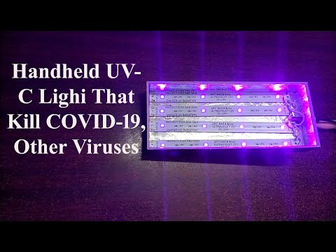 DIY Handheld UV C Lighi That Kill COVID 19, Other...