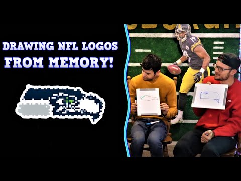 Drawing NFL Logos... From MEMORY!!!