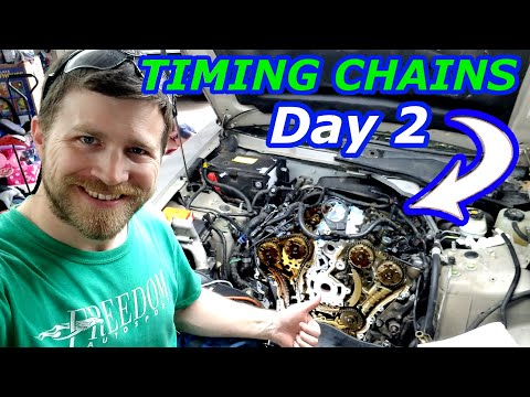 HOW TO REPLACE TIMING CHAINS ON CADILLAC CTS 3.6L (DAY...