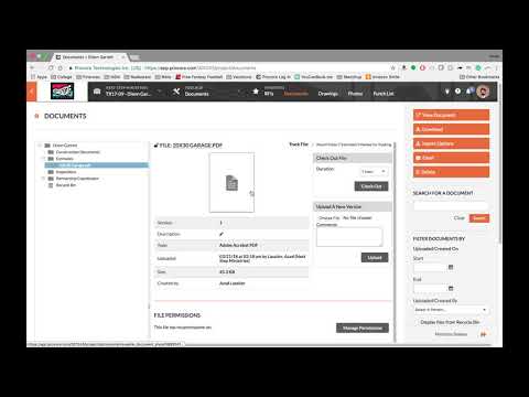 Procore Basics: How to Use the Documents Tool