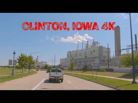 Iowa's Fastest Shrinking City: Clinton, Iowa 4K.