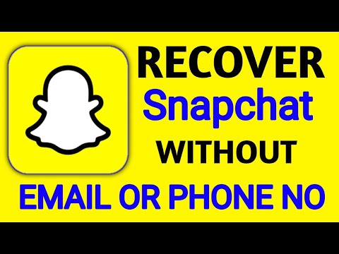 How to Recover SnapChat Account without Phone Number...