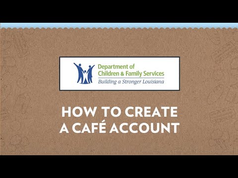 How to Create a CAFÉ Account