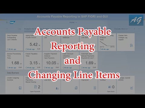 SAP S4HANA FIORI : Accounts Payable Reporting and...