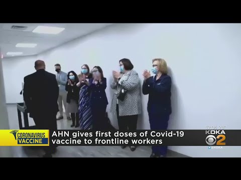 AHN Gives First Doses Of COVID-19 Vaccine To Frontline...